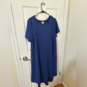 Blue LulaRoe Shift dress -size 2XL